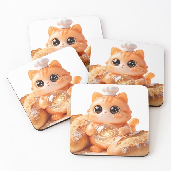 Item preview, Emerald Cat - The Little Baker: Starry Golden Loaf designed and sold by ABYSSLAB.