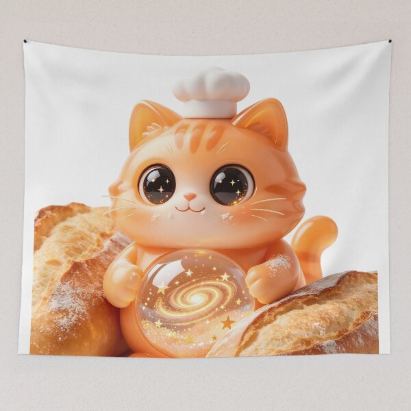 Item preview, Emerald Cat - The Little Baker: Starry Golden Loaf designed and sold by ABYSSLAB.