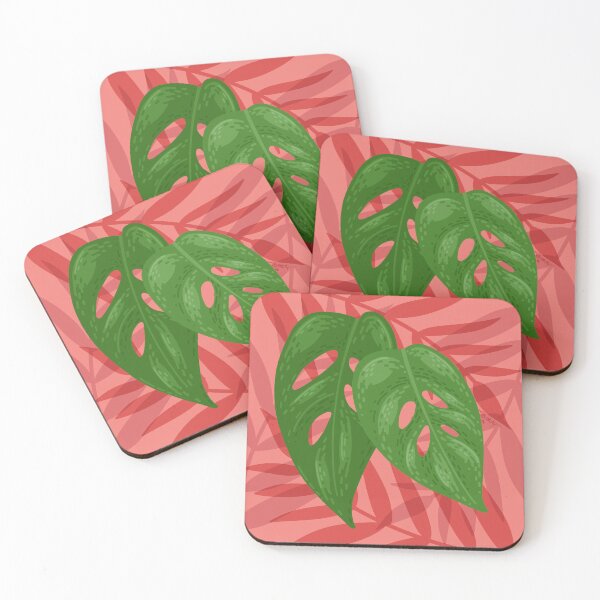 Item preview, Summer Tropical Plants: Monstera Adansonii Leaves designed and sold by ElisabethDraws.