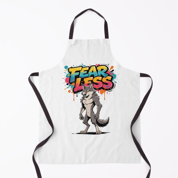 Item preview, Fearless Wolf Graffiti Design designed and sold by LINSSEX Style • Urban & Sport Streetwear.
