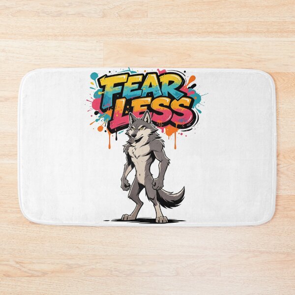 Item preview, Fearless Wolf Graffiti Design designed and sold by LINSSEX Style • Urban & Sport Streetwear.