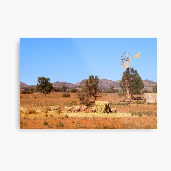Item preview, Sheep and windmill, Australia designed and sold by FranWest.