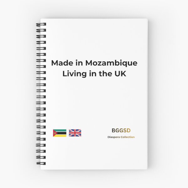 Item preview, MADE IN MOZAMBIQUE LIVING IN THE UK designed and sold by BGGSD.