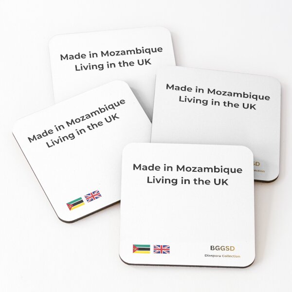 Artikelvorschau, HERGESTELLT IN MOSAMBIK, LEBT IN GROSSBRITANNIEN entworfen und verkauft von BGGSD.