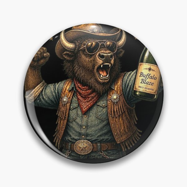 Item preview, Cowboy Buffalo Celebrating Birthday Party designed and sold by thoughtswear.