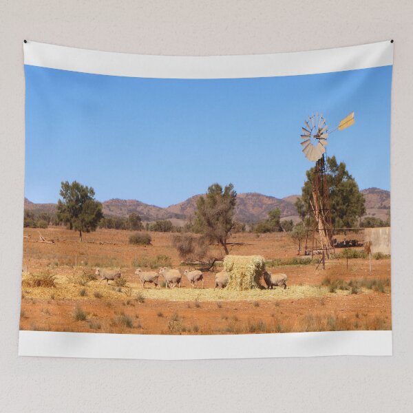 Item preview, Sheep and windmill, Australia designed and sold by FranWest.