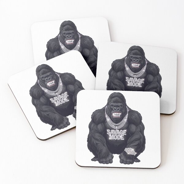 Item preview, Savage Mode Gorilla Hip Hop Diamond Grillz Streetwear Design designed and sold by lzxzxl.