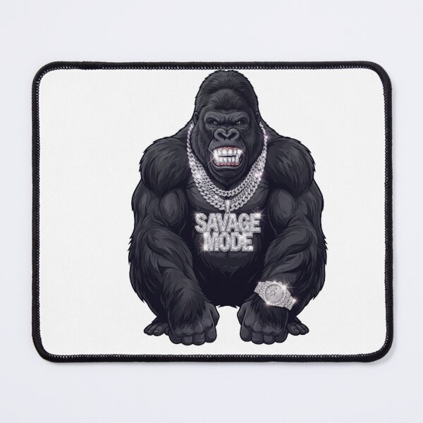 Item preview, Savage Mode Gorilla Hip Hop Diamond Grillz Streetwear Design designed and sold by lzxzxl.