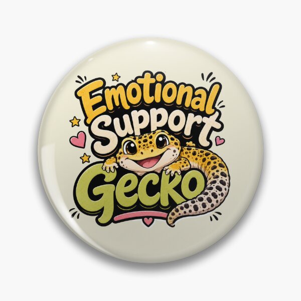Item preview, Emotional Support Leopard Gecko designed and sold by Weirdwildco69.