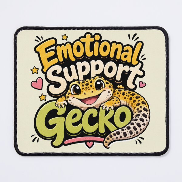 Item preview, Emotional Support Leopard Gecko designed and sold by Weirdwildco69.