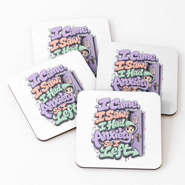 Item preview, I Came I Saw I Had Anxiety So I Left Funny Sarcasm designed and sold by Mr-wow.