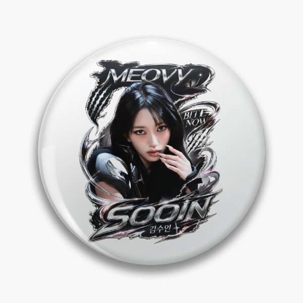 Item preview, Sooin MEOVV BITE NOW Elegant Kpop Fan Art designed and sold by Valereekmerch.