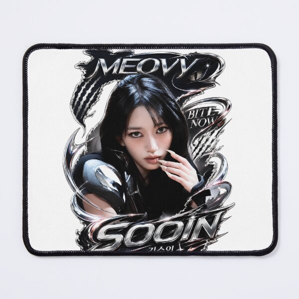 Item preview, Sooin MEOVV BITE NOW Elegant Kpop Fan Art designed and sold by Valereekmerch.