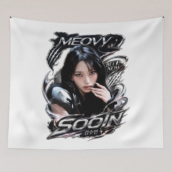Item preview, Sooin MEOVV BITE NOW Elegant Kpop Fan Art designed and sold by Valereekmerch.