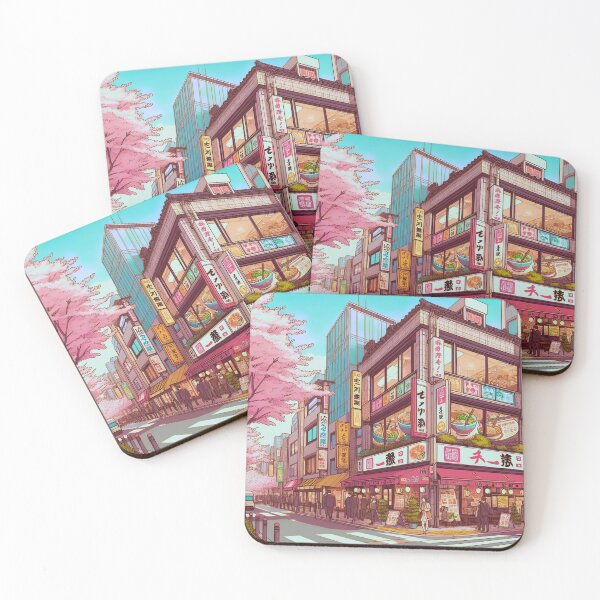 Item preview, Haru no Machi  - The City in Spring designed and sold by ZenGrooves.