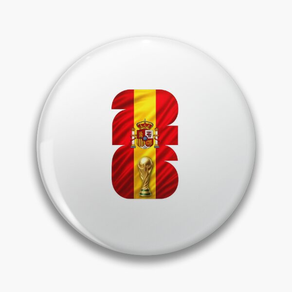 Item preview, Spain FIFA World Cup Trophy 2026 Football Soccer Fan Design  designed and sold by t-patterns.