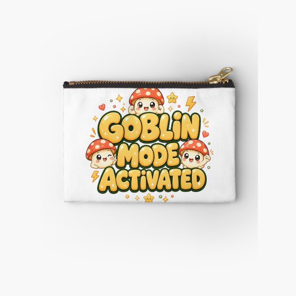 Item preview, Goblin Mode Activated Kawaii Mushroom | Funny Goblincore Art designed and sold by Dulxoz.