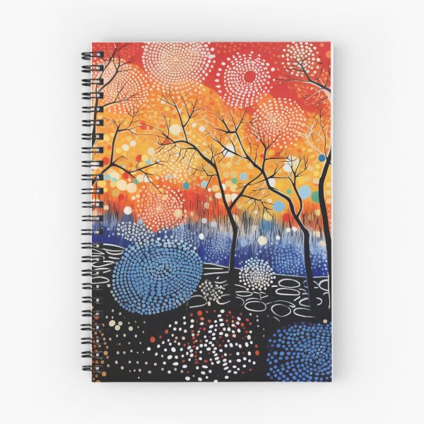 Item preview, Aboriginal Inspired Dot Art - Heat In Litchfield National Park designed and sold by GrinGalore.