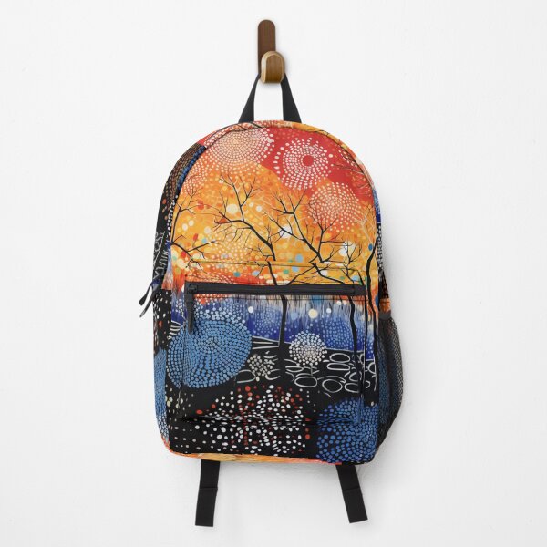 Item preview, Aboriginal Inspired Dot Art - Heat In Litchfield National Park designed and sold by GrinGalore.