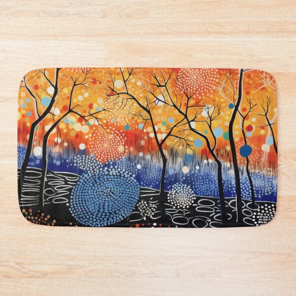 Item preview, Aboriginal Inspired Dot Art - Heat In Litchfield National Park designed and sold by GrinGalore.
