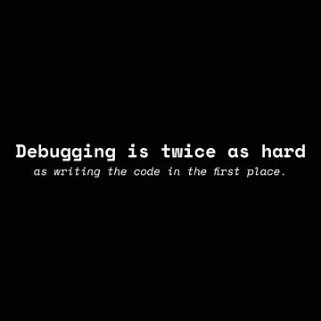 Artwork thumbnail, Debugging Programming Quote Typography by Code  Monkeys