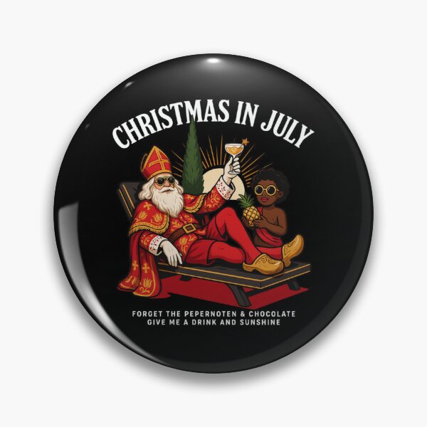 Item preview, Christmas In July – Sinterklaas Funny Dutch Belgian Holiday Shirt Pepernoten Forget Gift V1 designed and sold by DarylWelsh2024.