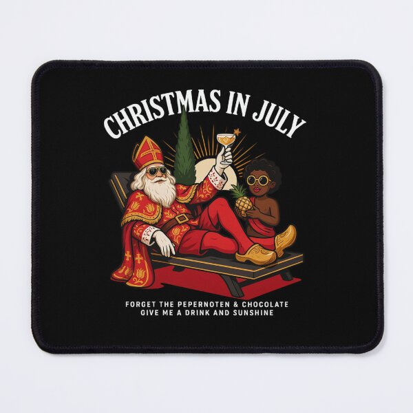 Item preview, Christmas In July – Sinterklaas Funny Dutch Belgian Holiday Shirt Pepernoten Forget Gift V1 designed and sold by DarylWelsh2024.