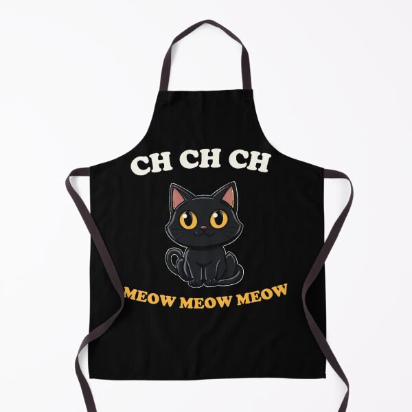 Item preview, Funny Black Cat Spooky Meow Halloween Retro T-Shirt - Ch Ch Ch Meow Meow Meow Vintage Meme Graphic designed and sold by VectorForge.