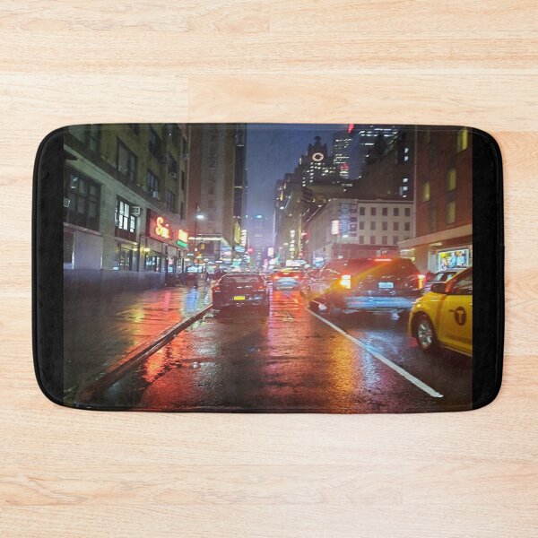 Item preview, Rainy Night, Broadway designed and sold by Curious Echo Photography.