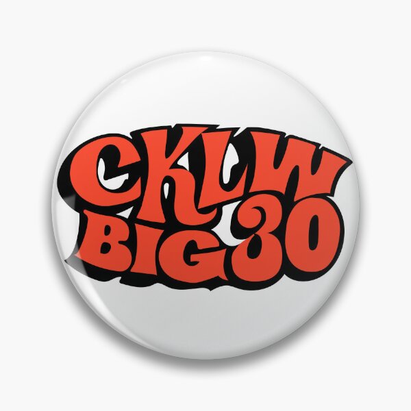 Item preview, Vintage CKLW Big 30 Radio Logo — Retro Detroit Windsor Design designed and sold by Deviant Logic Design.