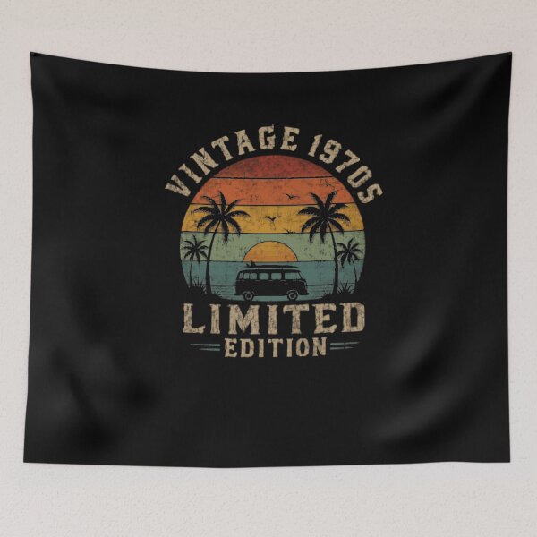 Item preview, Vintage 1970s Limited Edition Birthday Seventies Retro Gift designed and sold by JonesFlora2025.