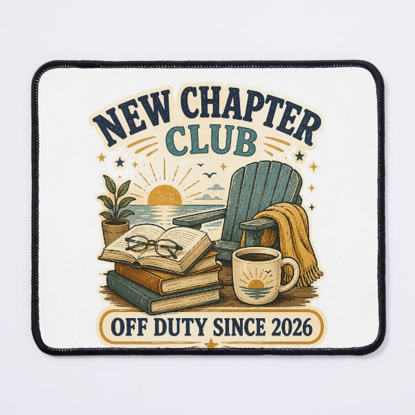 Item preview, New Chapter Club Off Duty Since 2026 Retirement designed and sold by Concrete Coffee Studio.