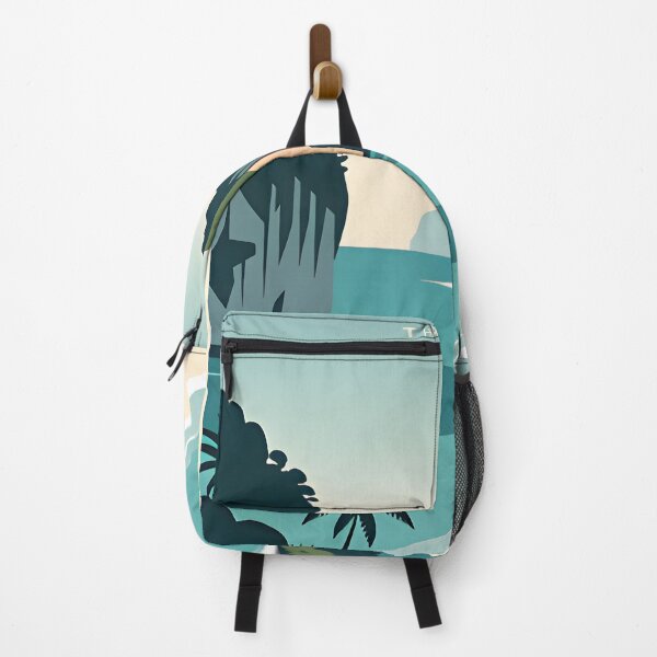 Item preview, Railay Beach Thailand Vintage Travel Poster Tropical Coastal Wall Art designed and sold by Spirit of Siam.
