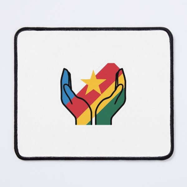 Item preview, Free Congo Hands Star Solidarity Sticker designed and sold by Potatoxzari.
