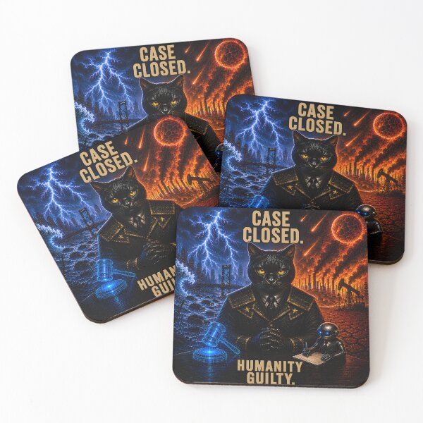 Artikelvorschau, Müde schwarze Katze Klimarichter entworfen und verkauft von Omni Craft .