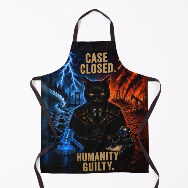 Item preview, Tired Black Cat Climate Judge designed and sold by Omni Craft .