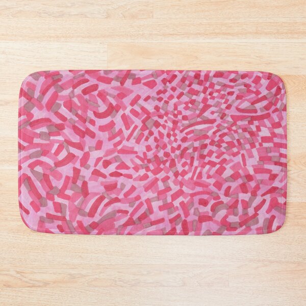 Item preview, Chaotic Rectangle Pattern in Reds and Pinks. designed and sold by inklets.