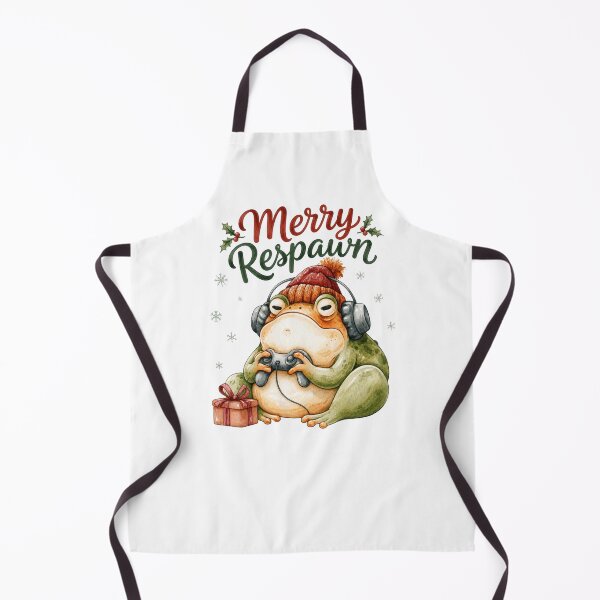 Item preview, Christmas Frog Gamer Holiday Gaming  Merry Respawn designed and sold by VikArt7.