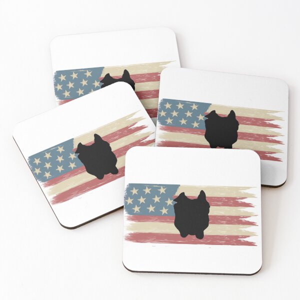 Item preview, Bulldog silhouette on American flag designed and sold by vibeno1.