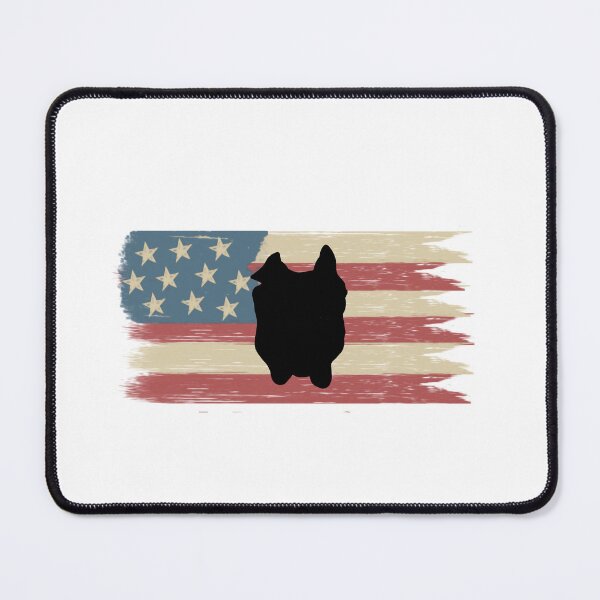 Item preview, Bulldog silhouette on American flag designed and sold by vibeno1.