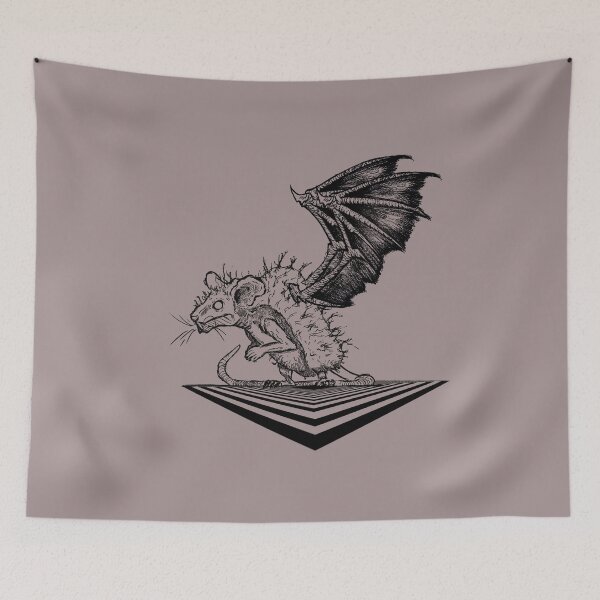 Item preview, Copy of Mutant Rat Creature Illustration | Dark Surreal Gothic Graphic designed and sold by Half Mess.
