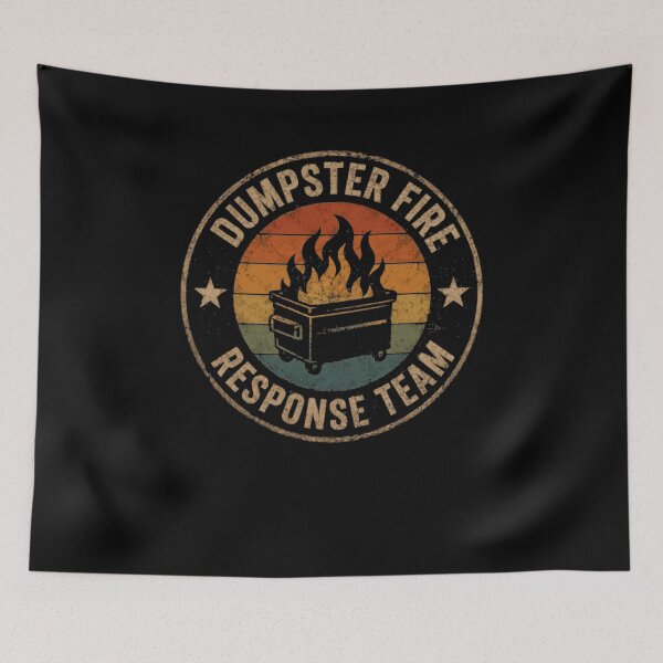 Item preview, Dumpster Fire Response Team Work Humor Coworker Manager Employee designed and sold by JonesFlora2025.