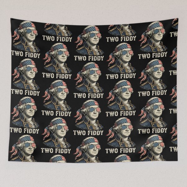 Item preview, Two Fiddy George Washington Patriotic American Flag designed and sold by kienoy.