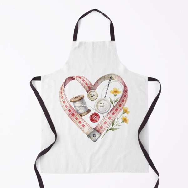 Item preview, Measuring Tape Heart Sewing Illustration designed and sold by AillustriaAK.