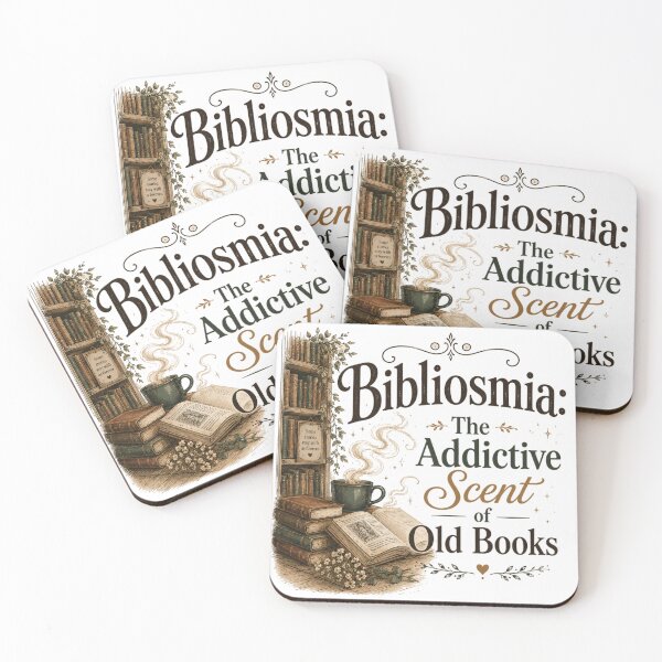 Item preview, Bibliosmia – The Addictive Scent of Old Books | Vintage Book Lover Design. designed and sold by  BreedCraft Studio.