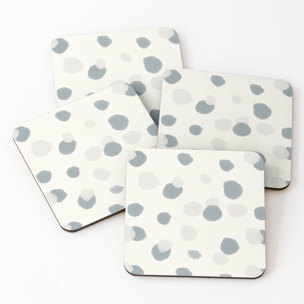 Item preview, Abstract pattern with blue and beige dots designed and sold by Aleksse.
