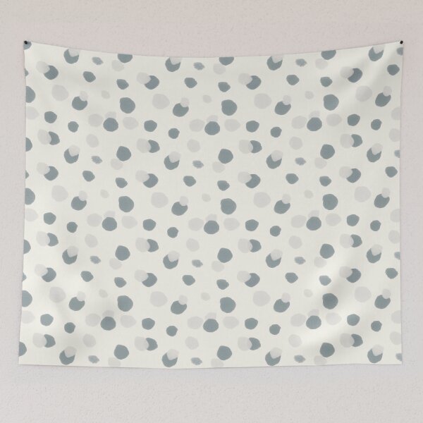 Item preview, Abstract pattern with blue and beige dots designed and sold by Aleksse.