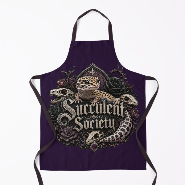 Item preview, Succulent Society Gothic Leopard Gecko designed and sold by Weirdwildco69.