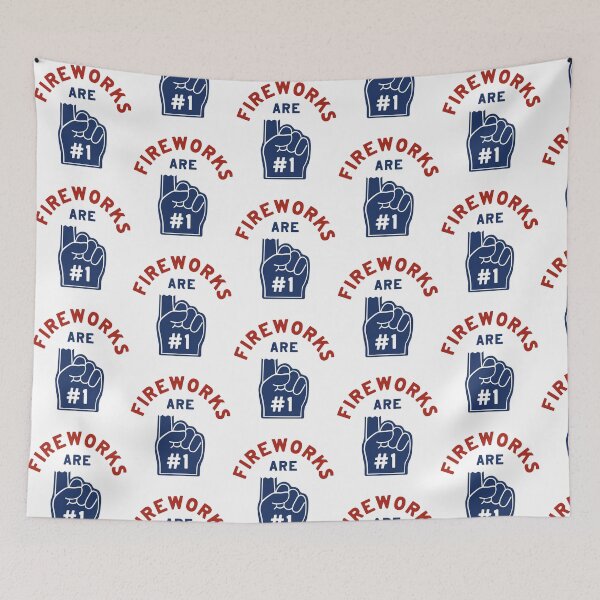 Item preview, Fireworks Are Number 1 Foam Finger 4th of July designed and sold by kienoy.