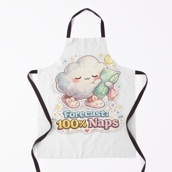 Item preview, Forecast: 100% Naps – Cute Sleepy Cloud Cartoon Kawaii T-Shirt designed and sold by NarpLTD.
